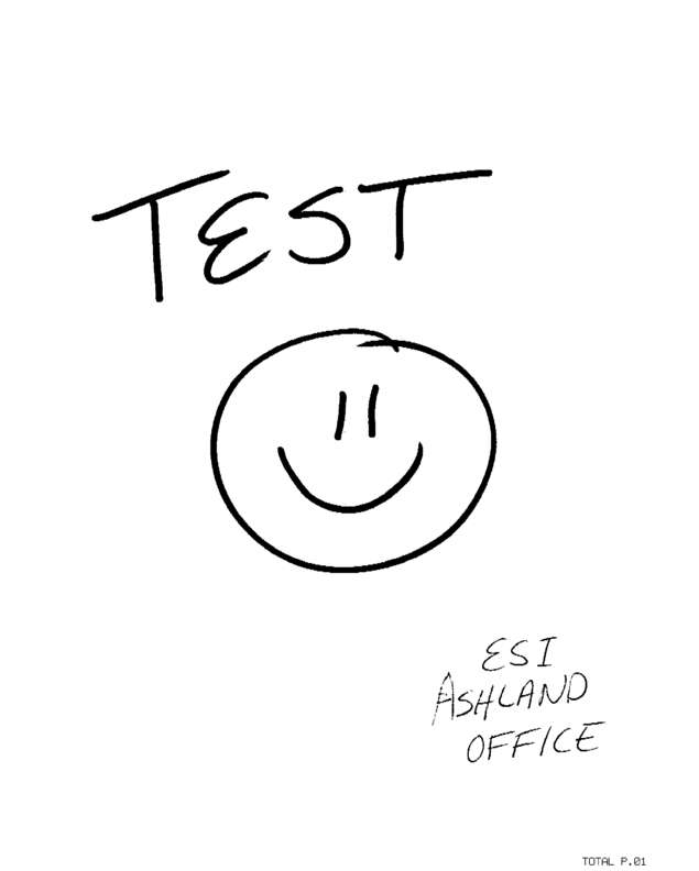 Fax page
