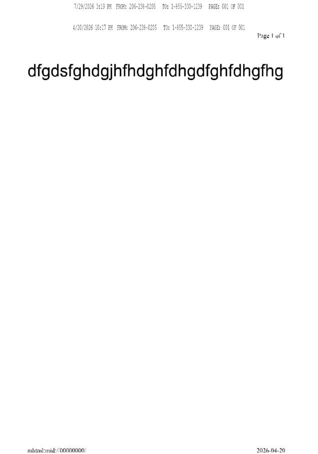fax page