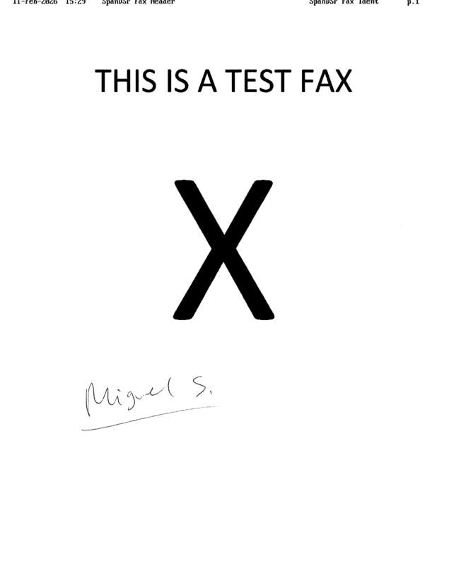 fax page