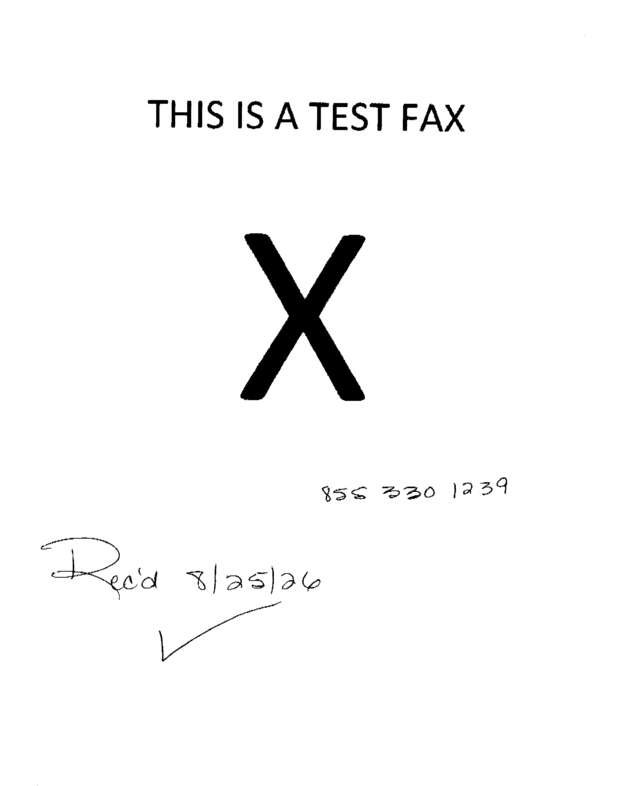 fax page