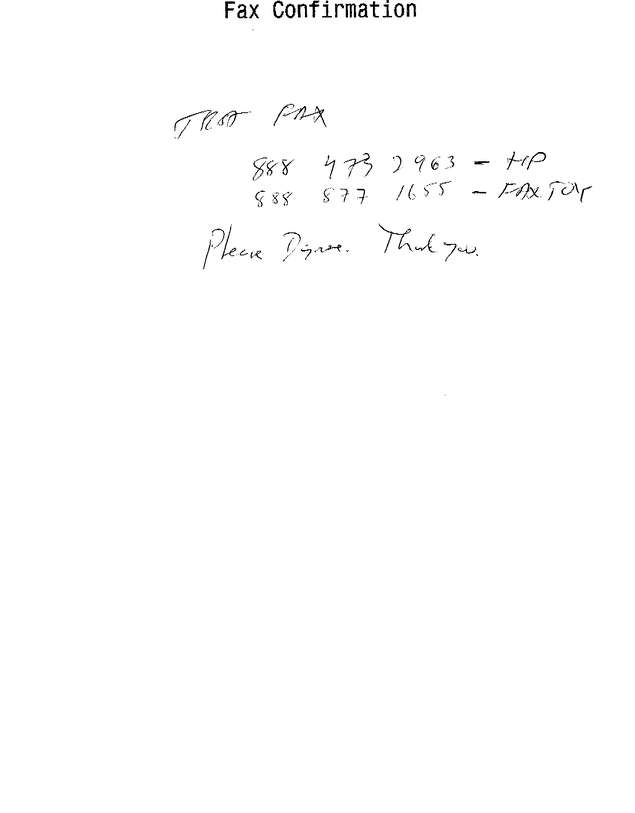 Fax page