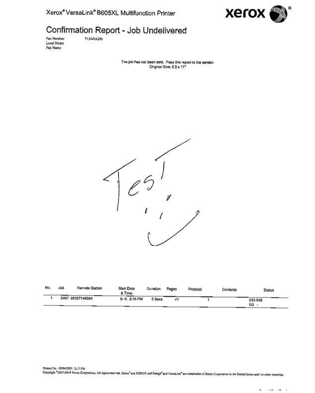 fax page