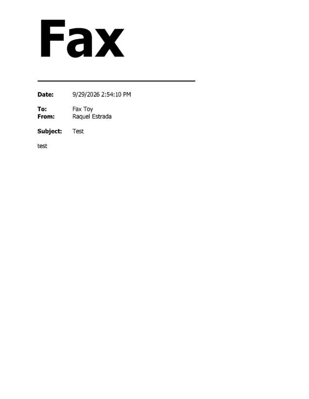 fax page