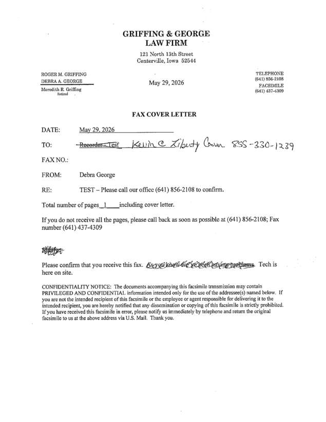 fax page