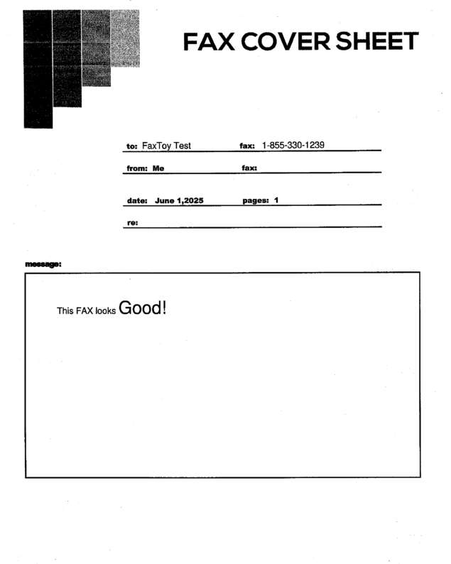 fax page