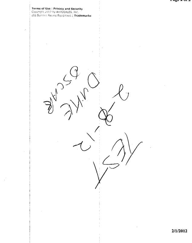 Fax page