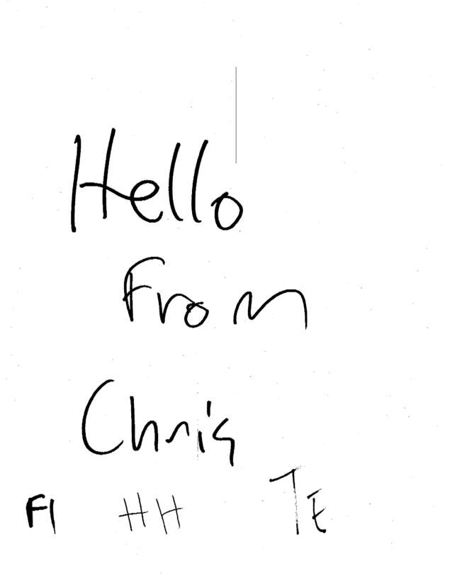 Fax page