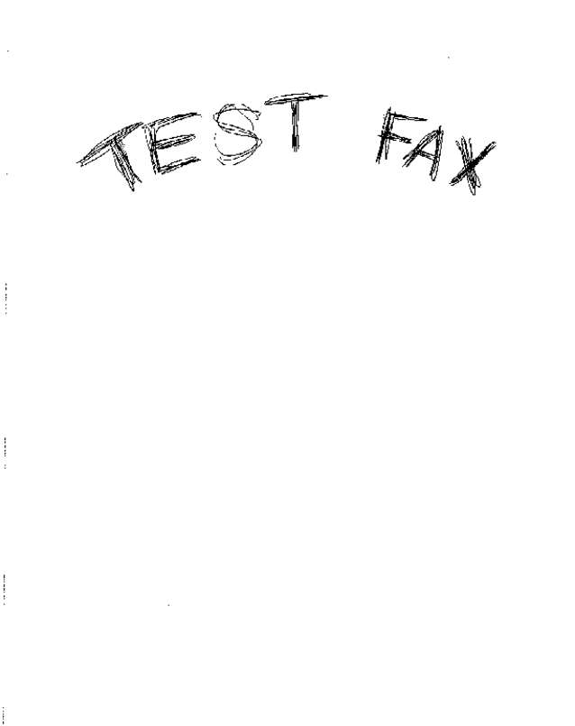 Fax page