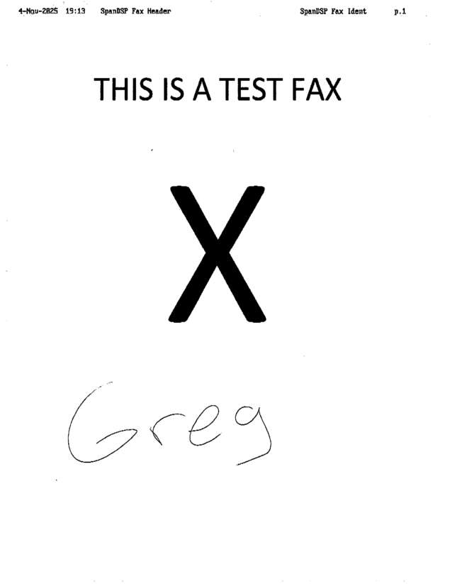 fax page