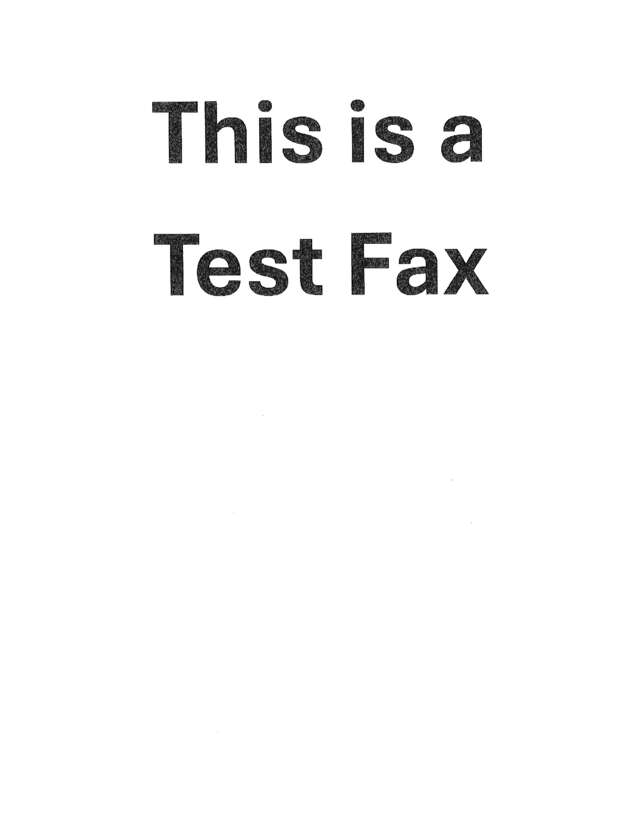 fax page