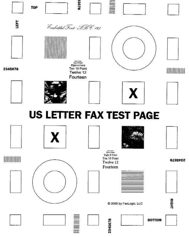 Fax page