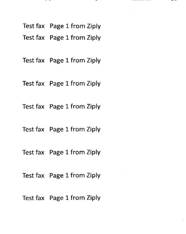 fax page