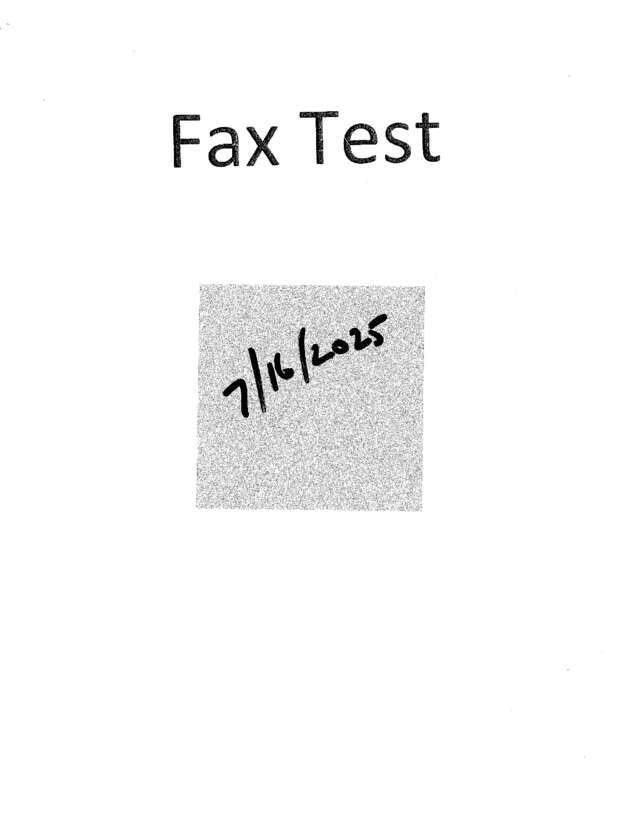 fax page