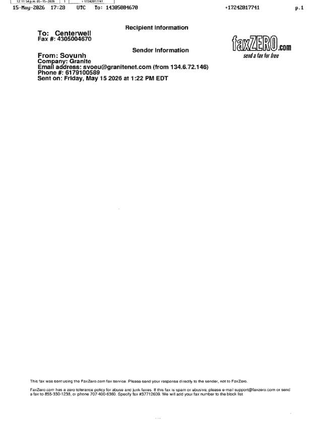 fax page