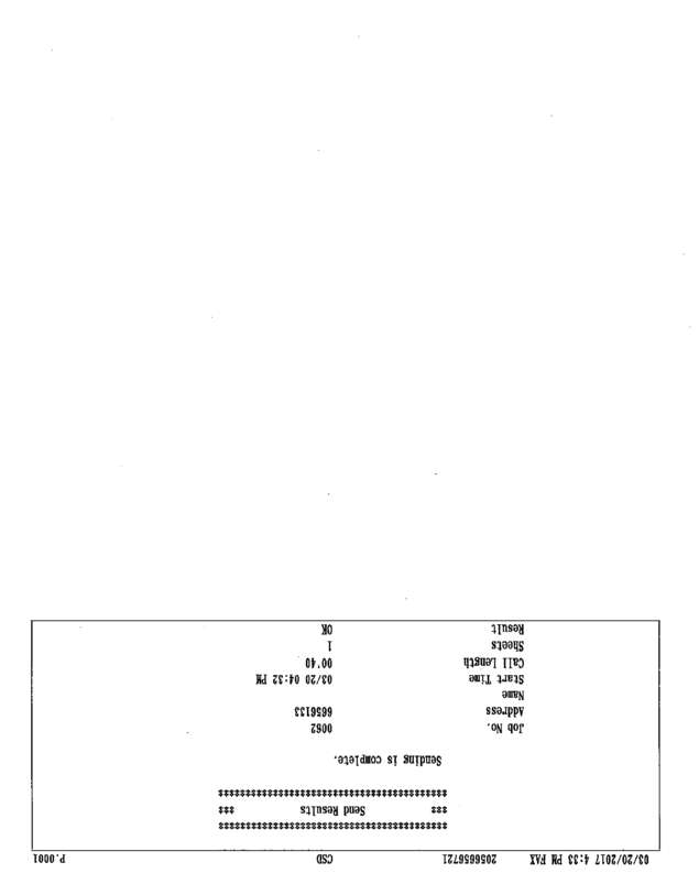 Fax page