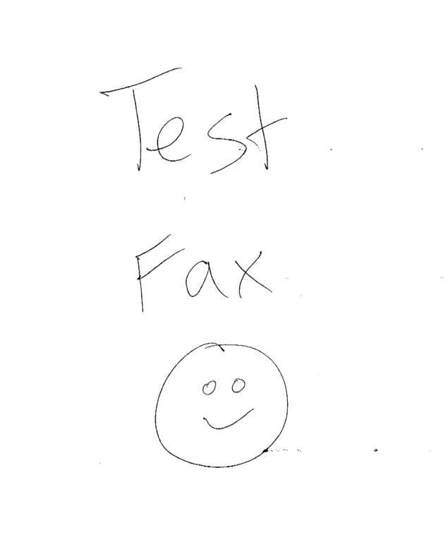 fax page