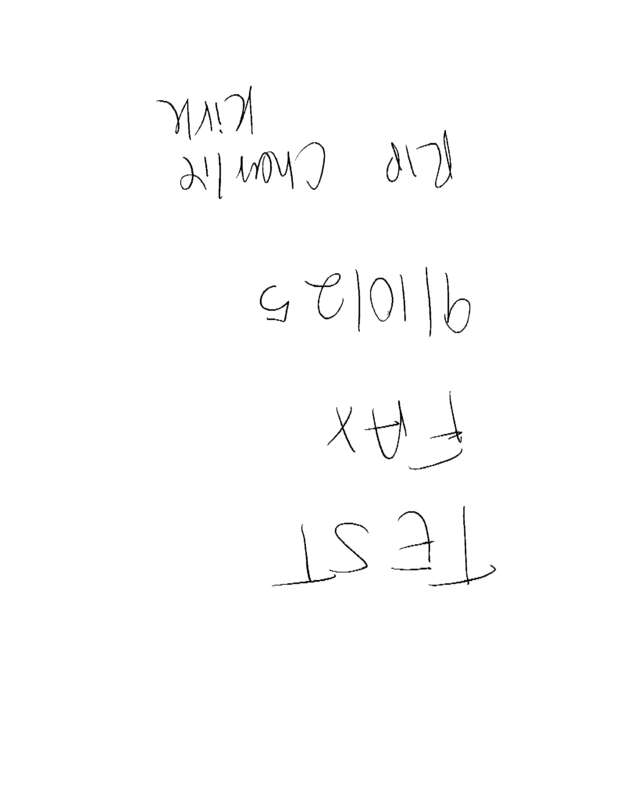Fax page