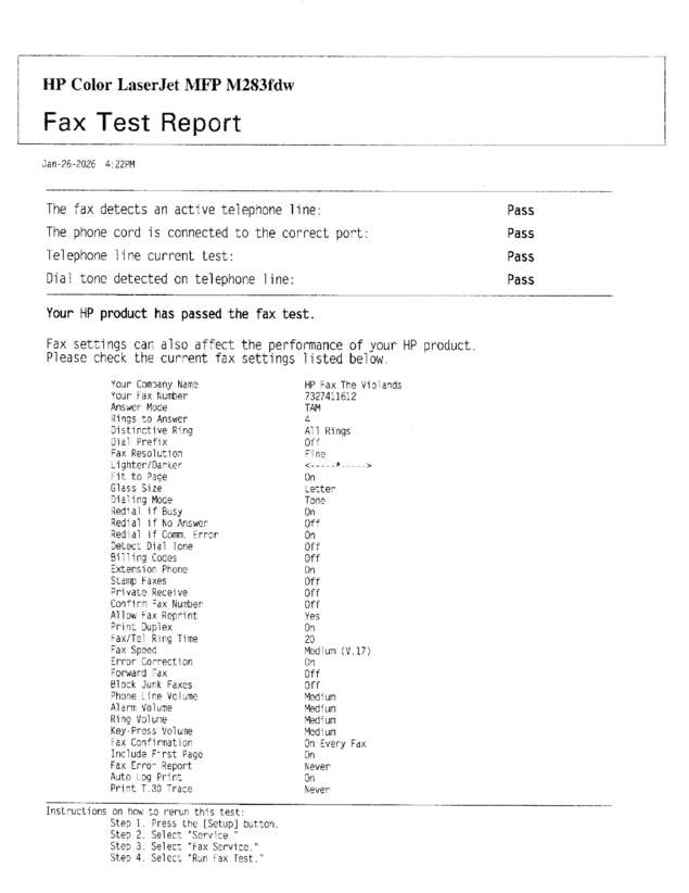 fax page