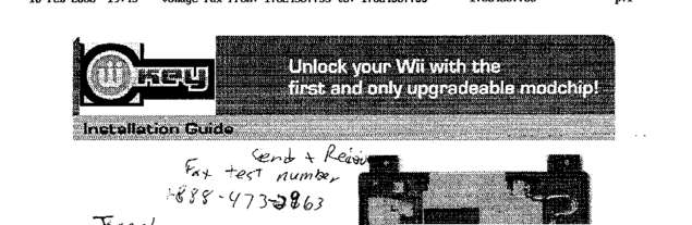 Fax page