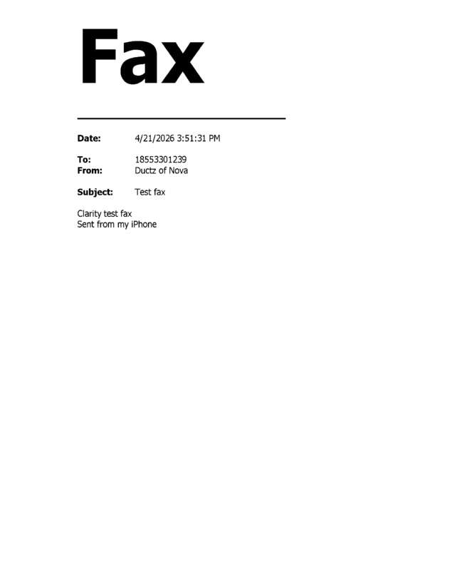 fax page