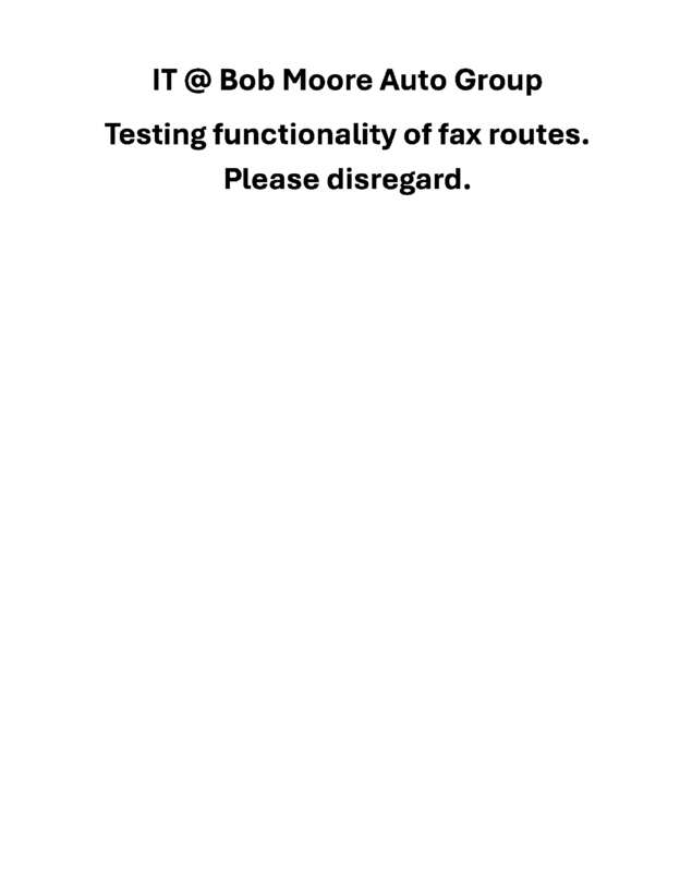 Fax page