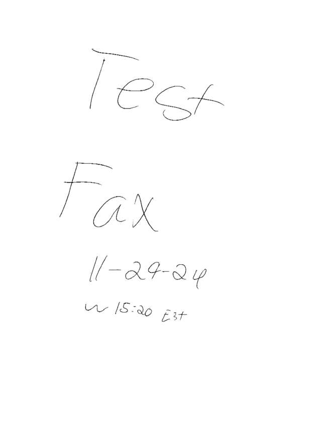 fax page
