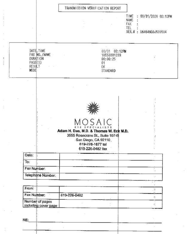 Fax page