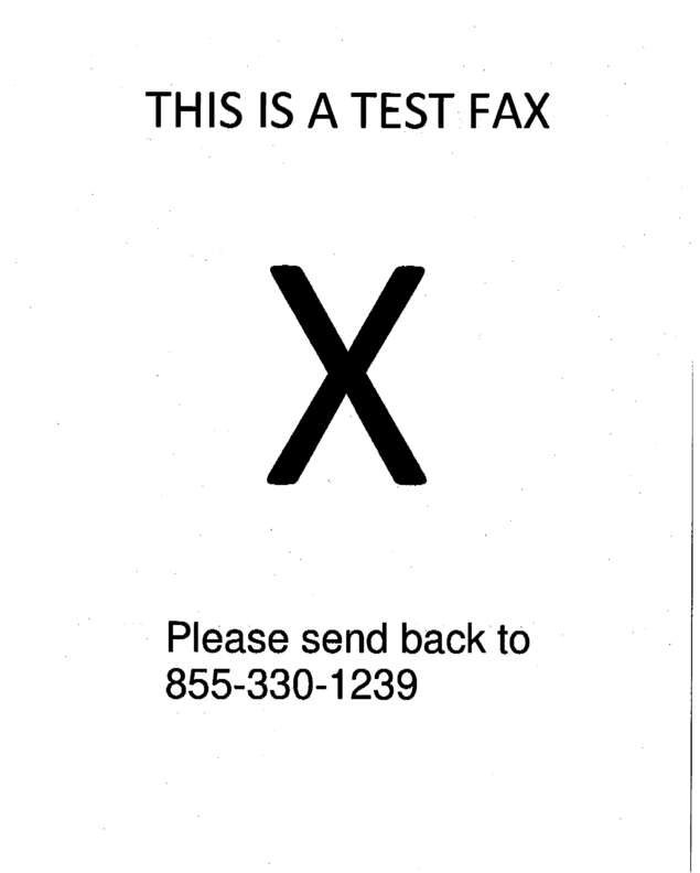 fax page