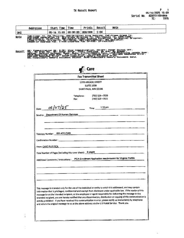 fax page