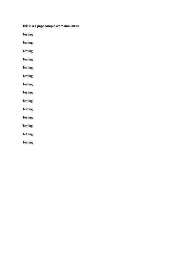 Fax page
