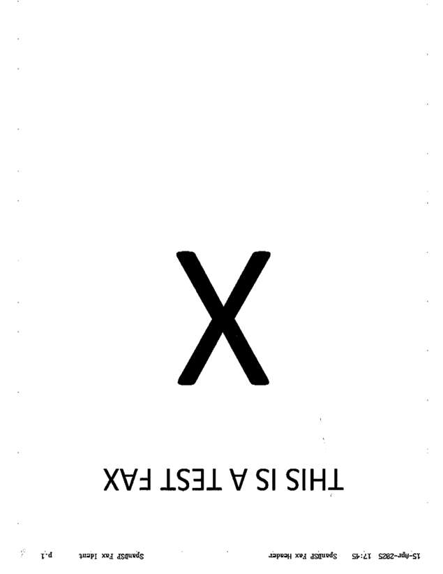fax page