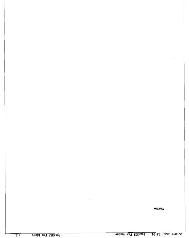 Fax page