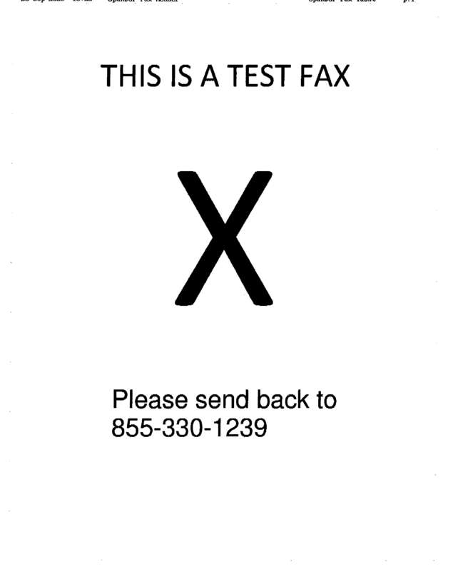 fax page