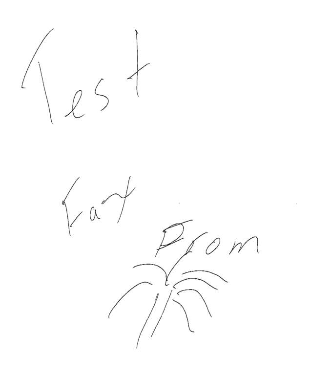 Fax page