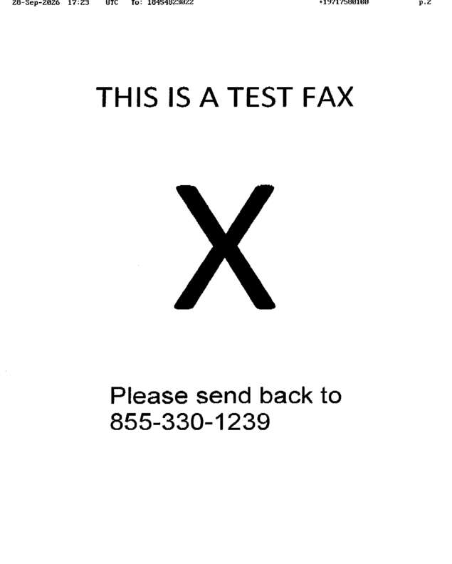 fax page