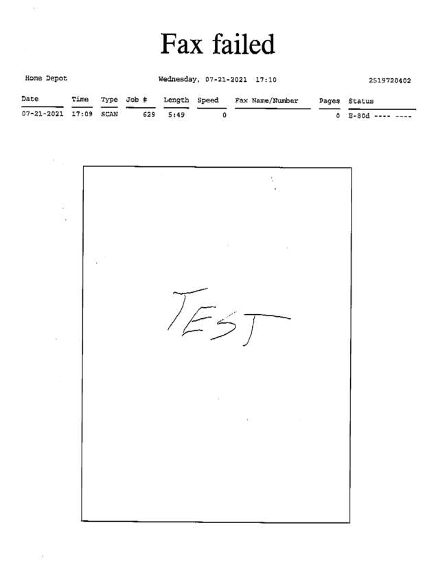 fax page