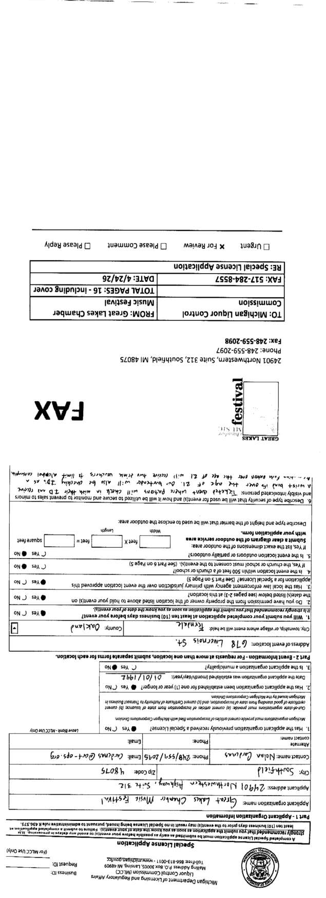 fax page