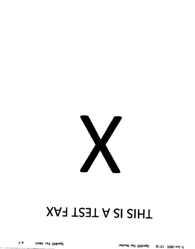 Fax page