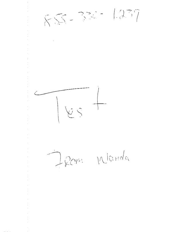 Fax page