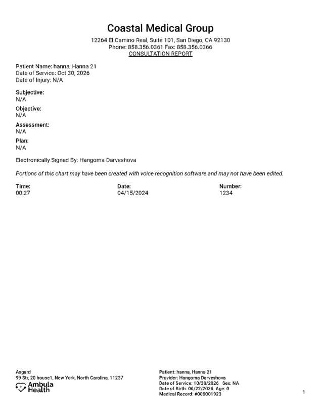 Fax page