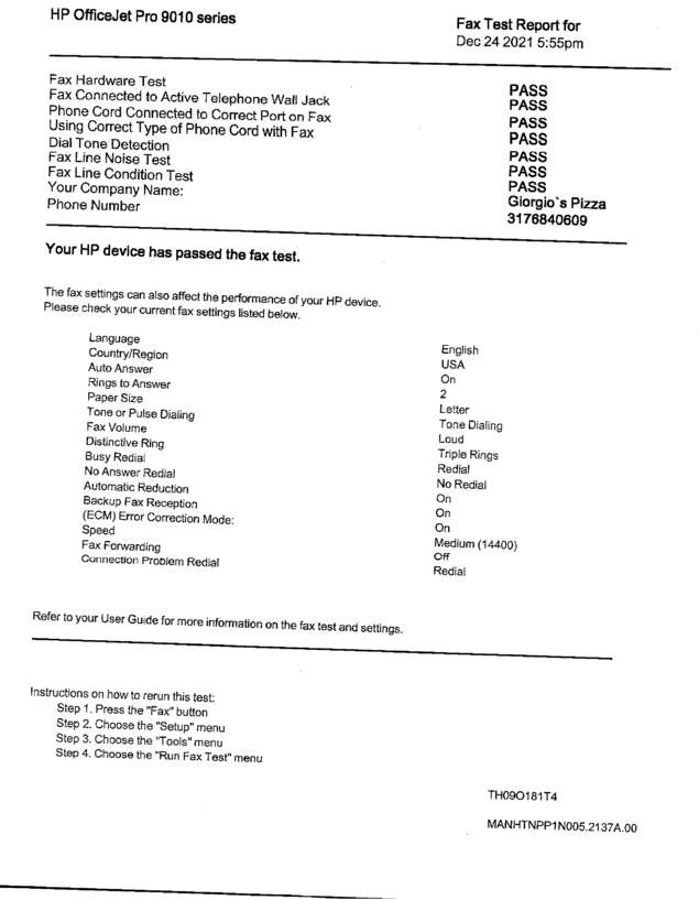 fax page