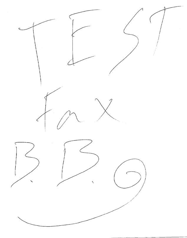 Fax page