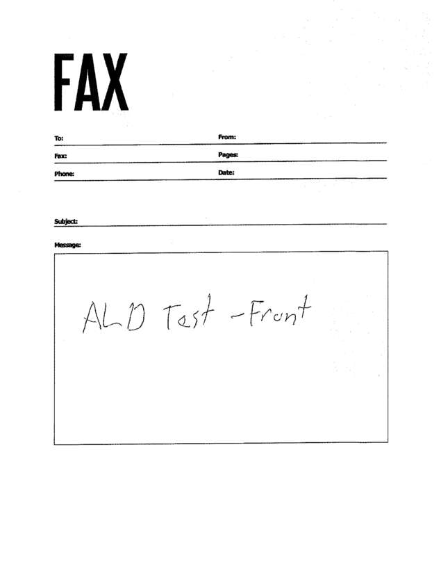 fax page