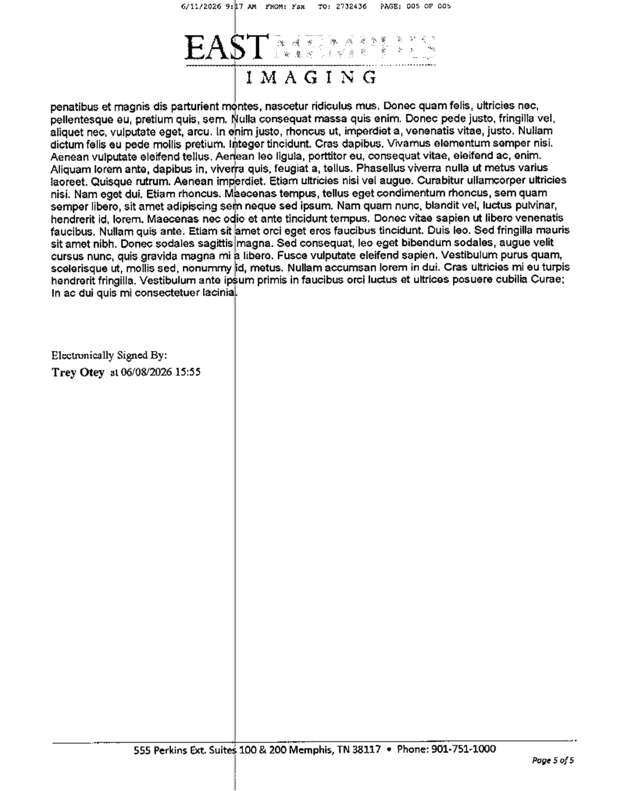 fax page