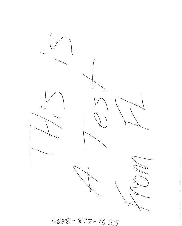 Fax page