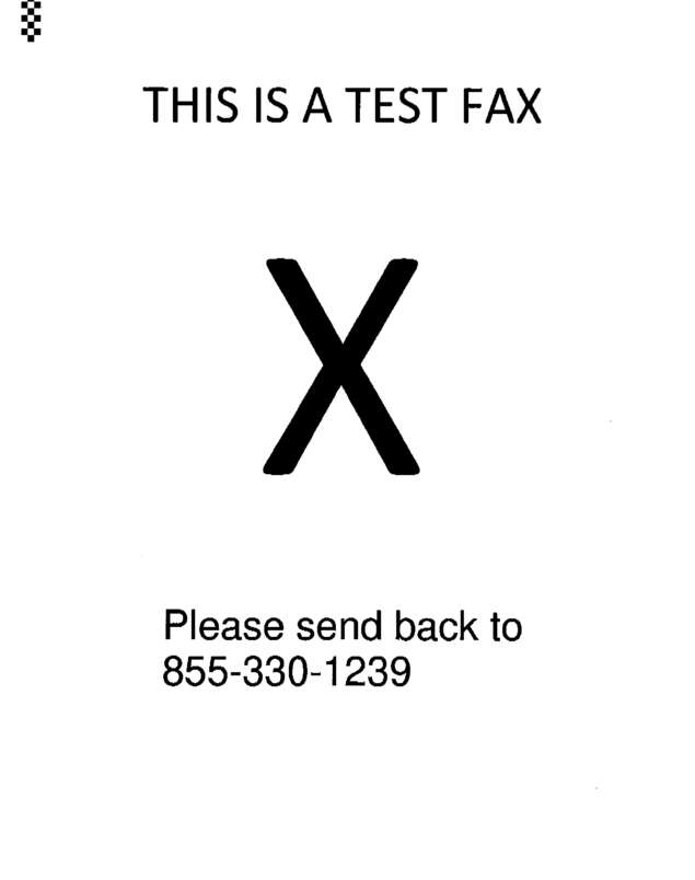 fax page