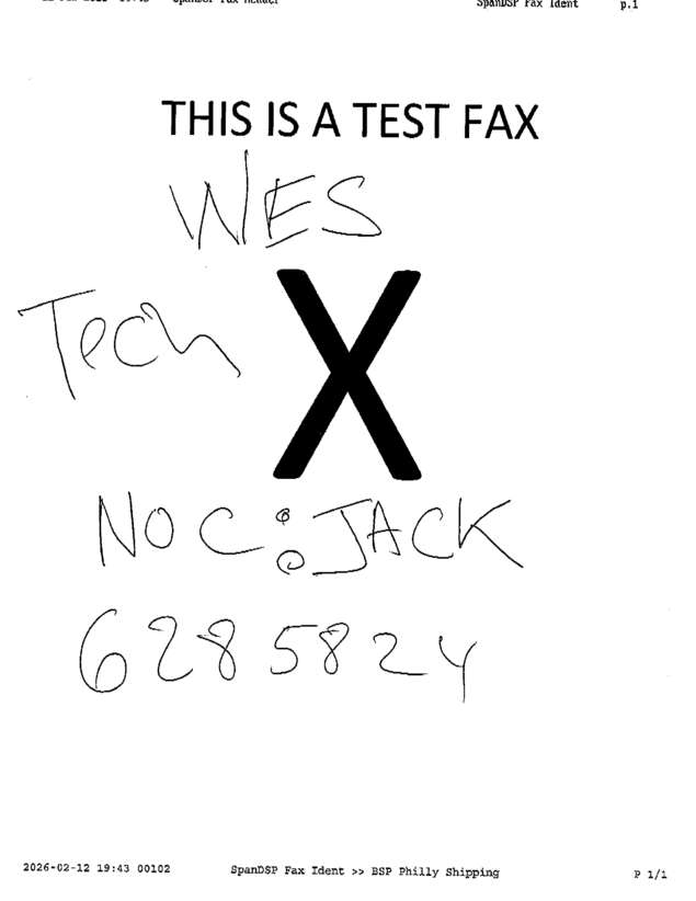 fax page