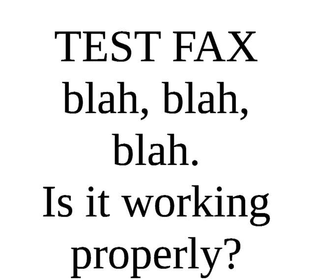 Fax page