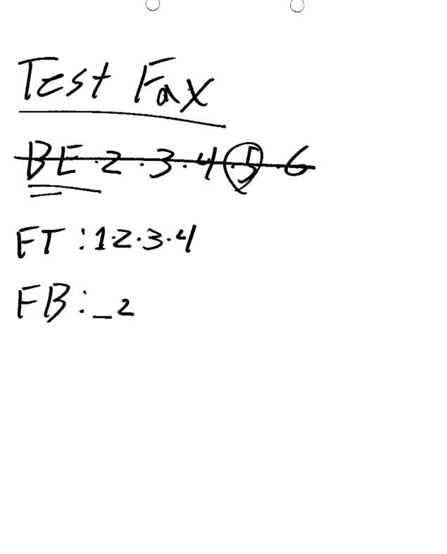 fax page