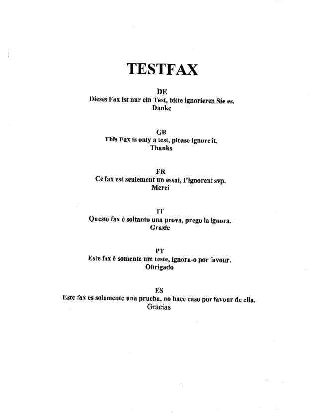 fax page